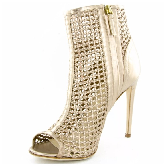 Jerome C. Rousseau Rose Gold Ankle Boots 38 - Picture 2 of 7